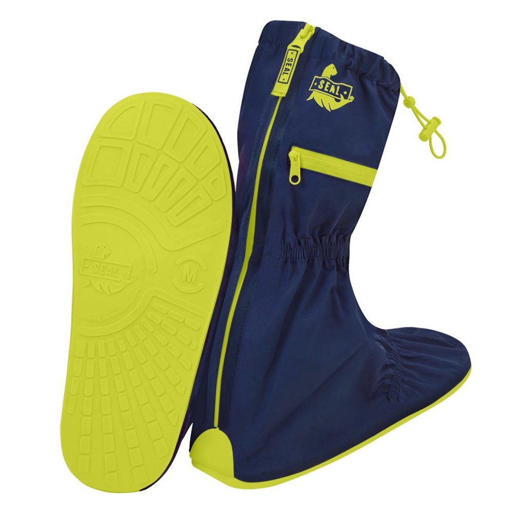 Reusable Waterproof Shoe Cover - Navy/Green